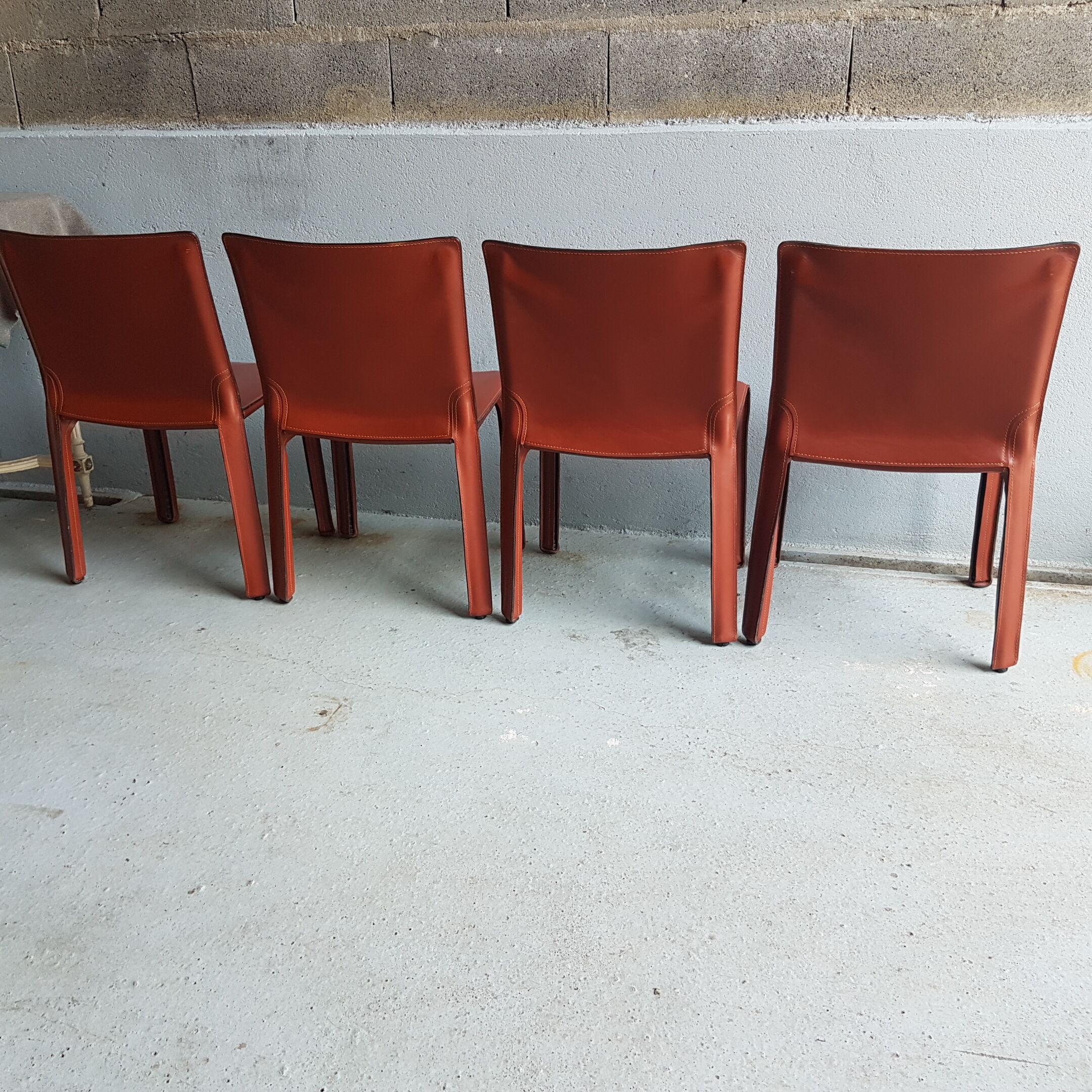 Cab 412 chairs by Mario Bellini for Cassina