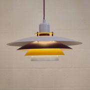 Colorful Danish Pendant Lamp by Belid – 1980s