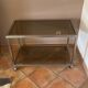 Coffee table, Roche Bobois console. 1970. 86x46.