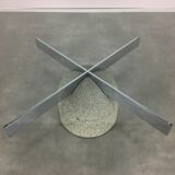 Table basse Paracarro de Giovanni Offredi pour Saporiti, italie 1970