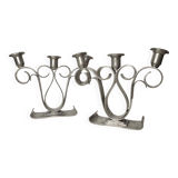 Art Deco candlesticks Delavan Paris