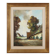 Belgian Painting of a farm scene with gilded wooden frame by Jos Pauwels, 1