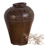 Petit vase ancien dans les tons sombres (c.1900)