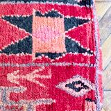 Pouf cushion of Moroccan Berber soil old vintage boujad