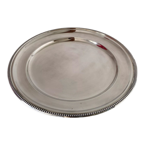 plat rond neuf métal