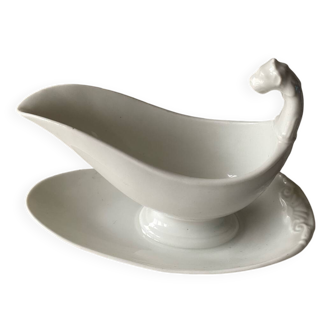 Saucière tête de lion 19eme
