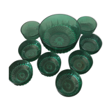 Dessert service Arcoroc emerald green