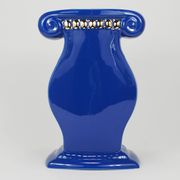 Heide Warlamis Vase Postmodern Grand Design Memphis, Vienna Collection, 1980s