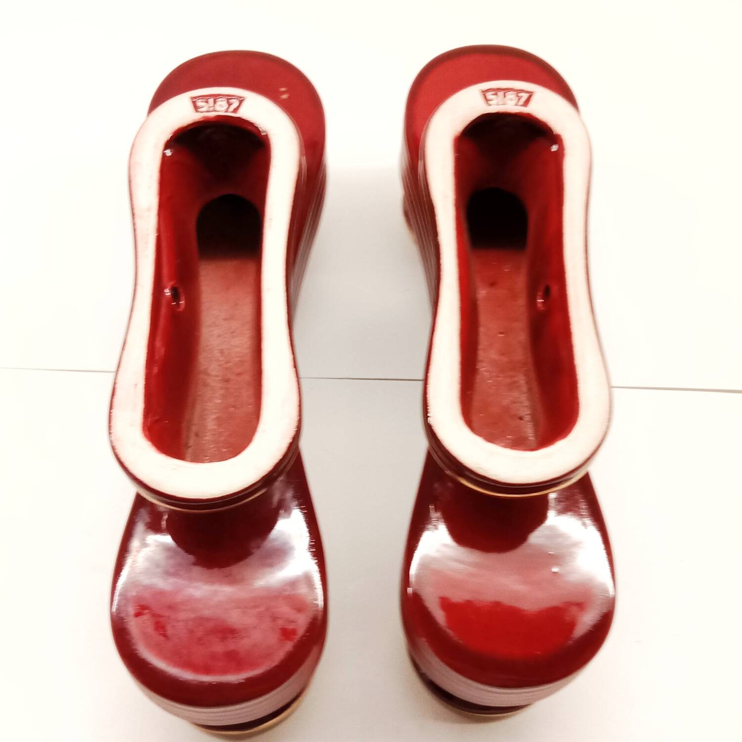 Set of 2 Art Deco candlesticks from the 1930s