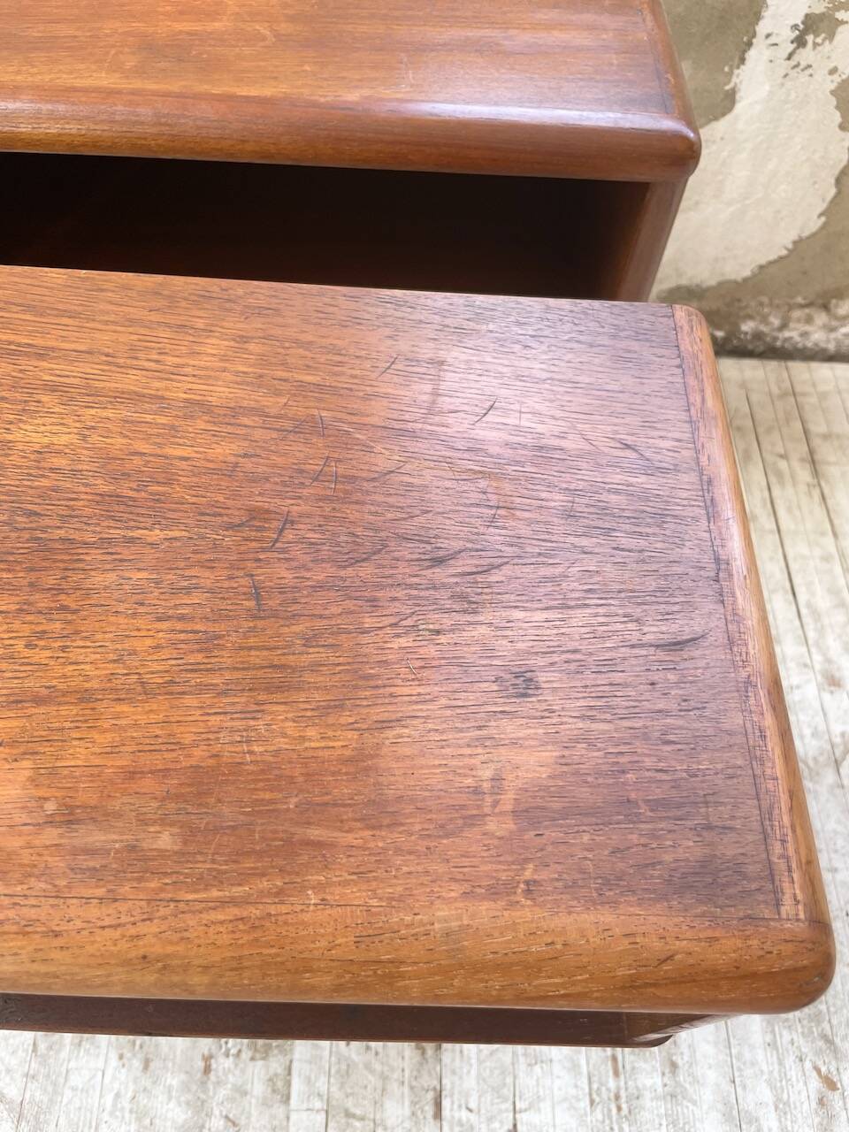 Paire de chevet scandinave en teck