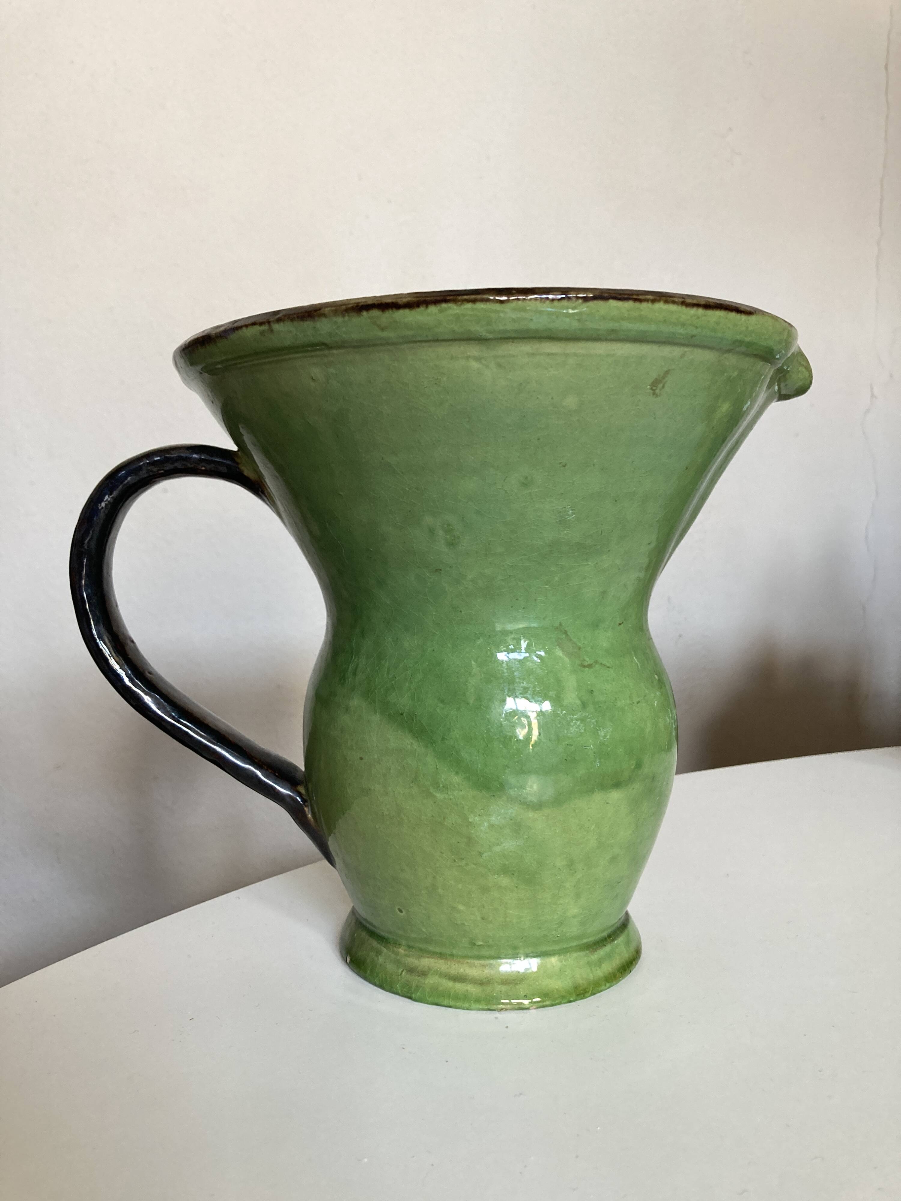 XL vase in glazed earthenware by Etienne Noel, Dieulefit 1950