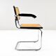 Set of Four Mid-Century Italian Modern Marcel Breuer B64 Cesca Chairs, 1970