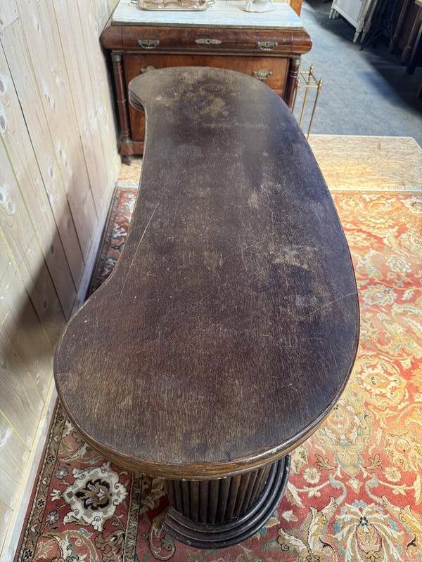 Comptoir de bar en rotin des années 1960