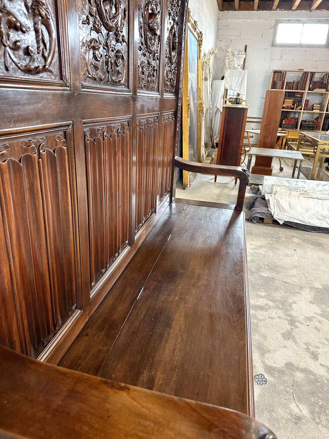 Renaissance style bank safe
