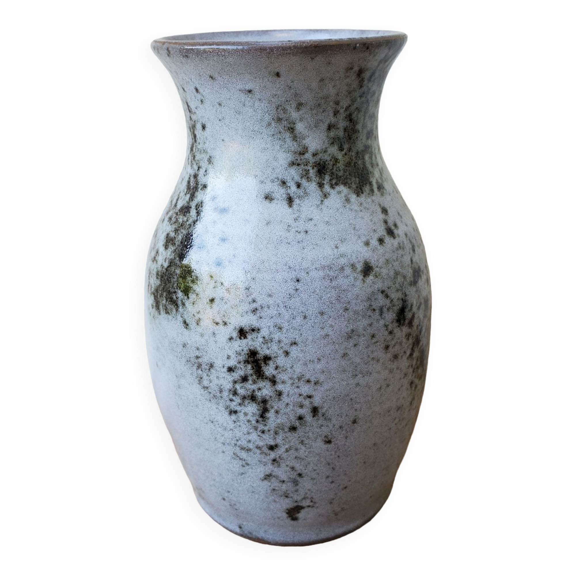 Signed sandstone vase