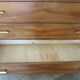 Cabinetmaker's chest of drawers - 4 drawers - golden oak - with oblique profile - compass feet - 1950
