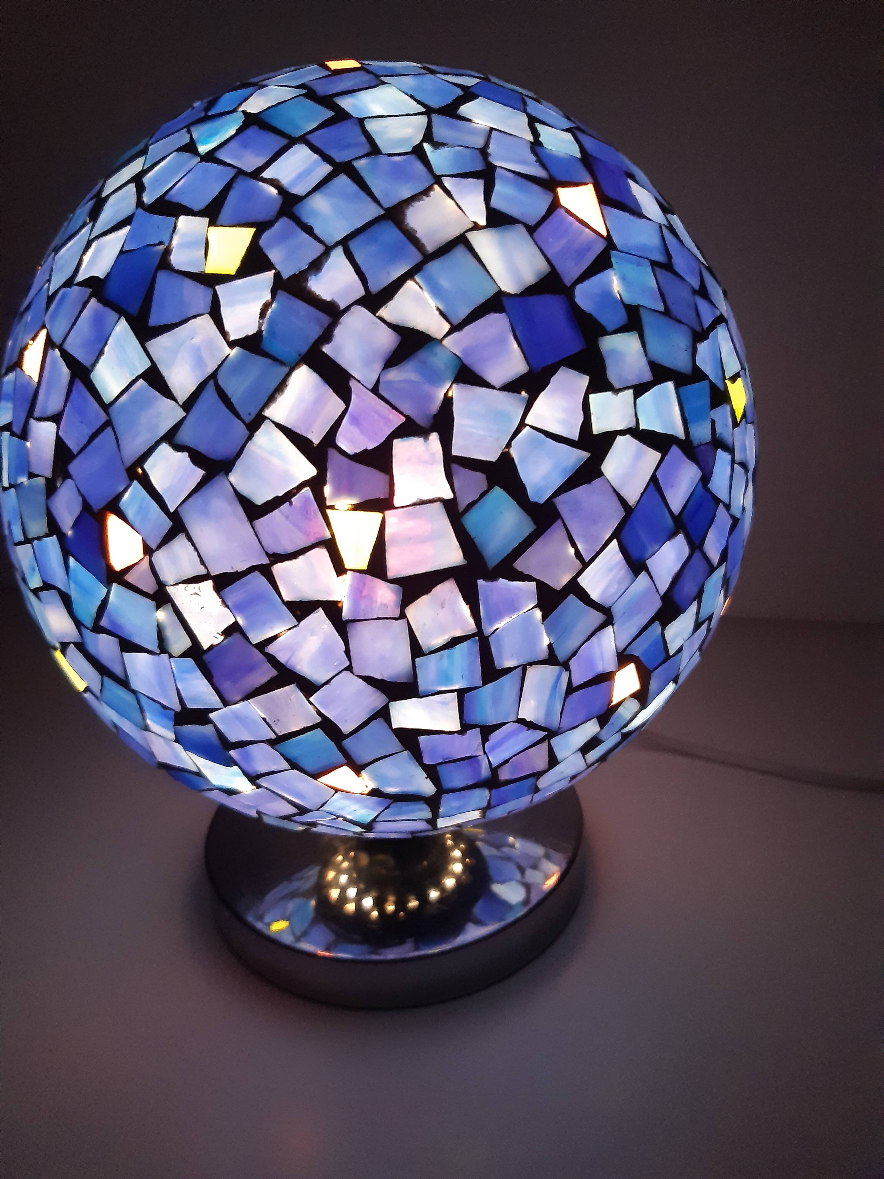 Lampe boule art deco