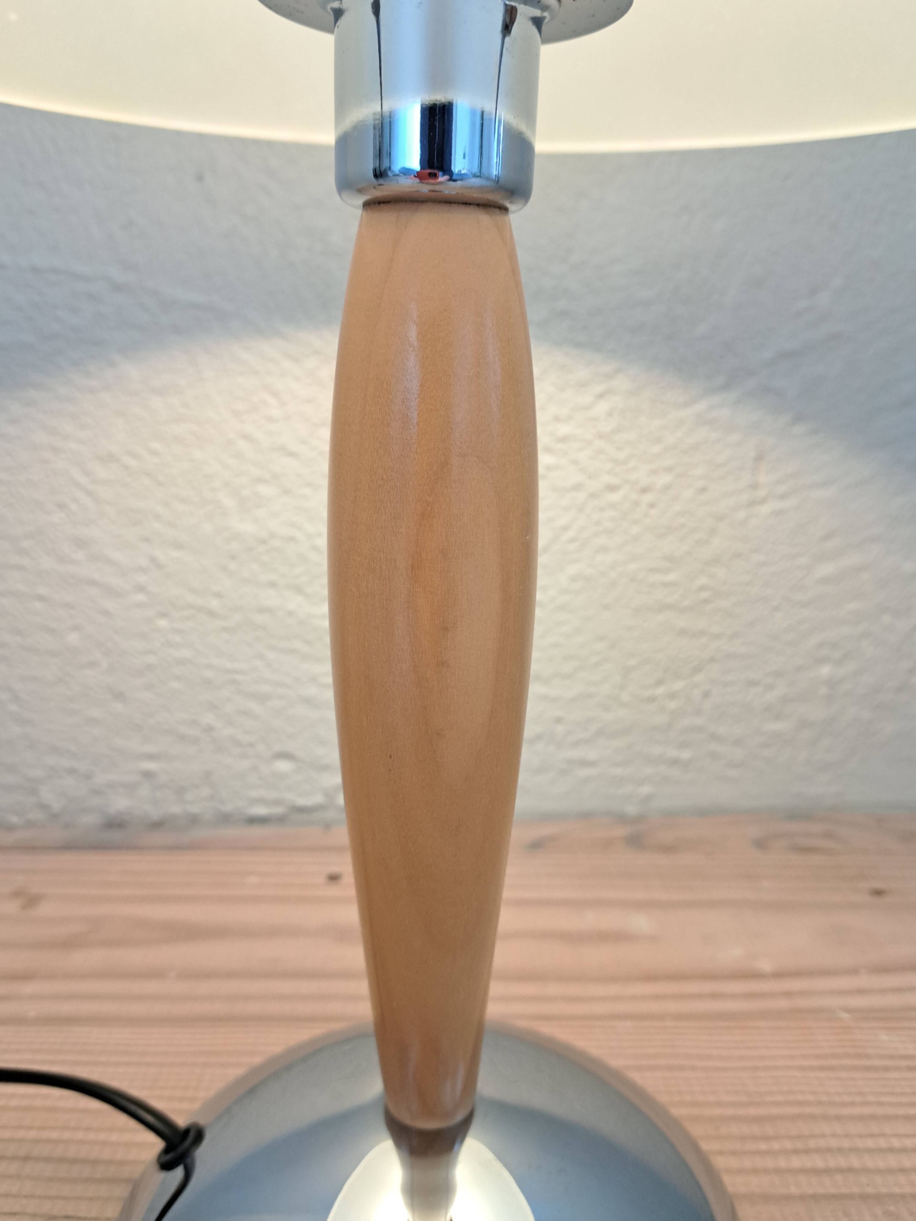 Ship Desk Lamp Mushroom 1980 Vintage Mid-Century Art Deco