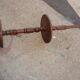 Oak floor lamp circa 1940