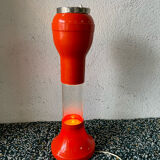 Large floor ashtray lamp tulip space age, with aquatic lighting 70s