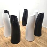 Suite of 8 Madame vases, Alessandro Busana