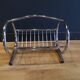 Porte-revues en chrome vintage