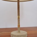 Suede table lamp, 1950s