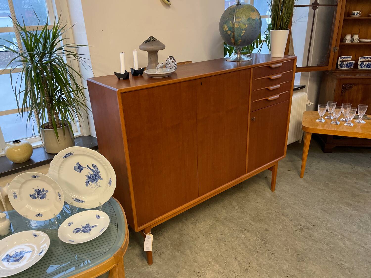 Scandinavian teak sideboard "Reno", Bertil Fridhagen, Bodafors, Sweden