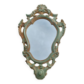 Venetian style weathered wooden mirror