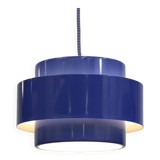 Iconic blue Jo Hammerborg vintage lamp | Fog & Morup | Model Juno