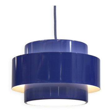Iconic blue Jo Hammerborg vintage lamp | Fog & Morup | Model Juno