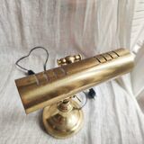 Golden brass desk/banker's lamp