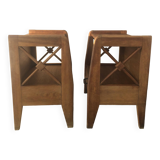 Bedside tables manufactured by Ateliers Saint-Sabin