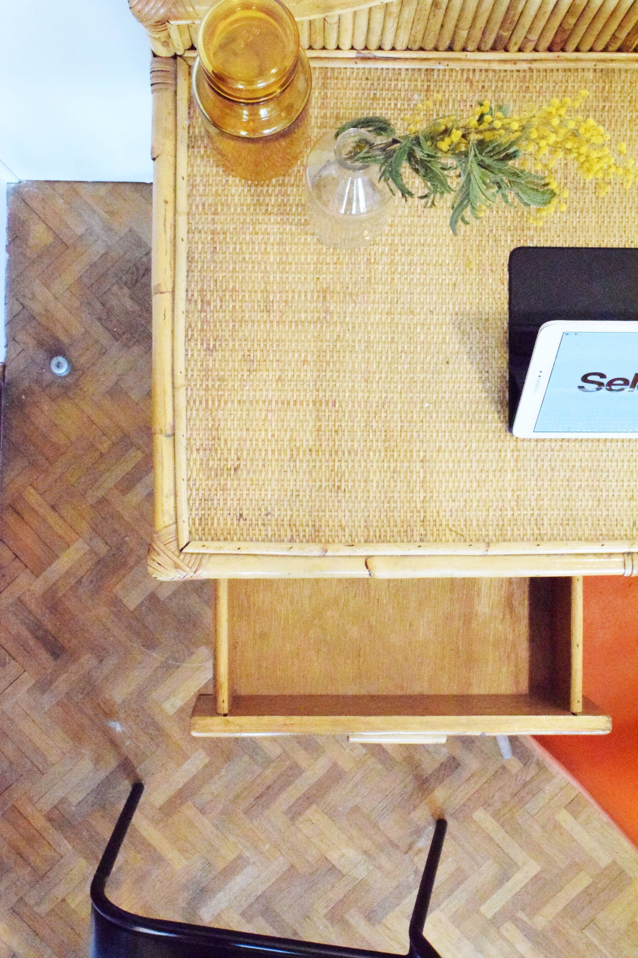 Bureau en rotin
