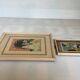 Pair of frames with religious illustrations