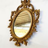 Golden mirror - 28x19cm