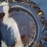 Serie 5 verres Daum cristal filigrané