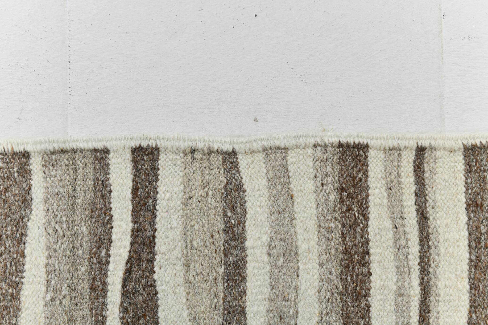 Vintage Ethnic Striped Kilim Runner Rug, 79x356Cm