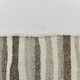 Tapis de couloir Kilim ethnique vintage à rayures, 79 x 356 cm