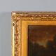 Ancient landscape painting with architecture, oil on canvas, 18th century.