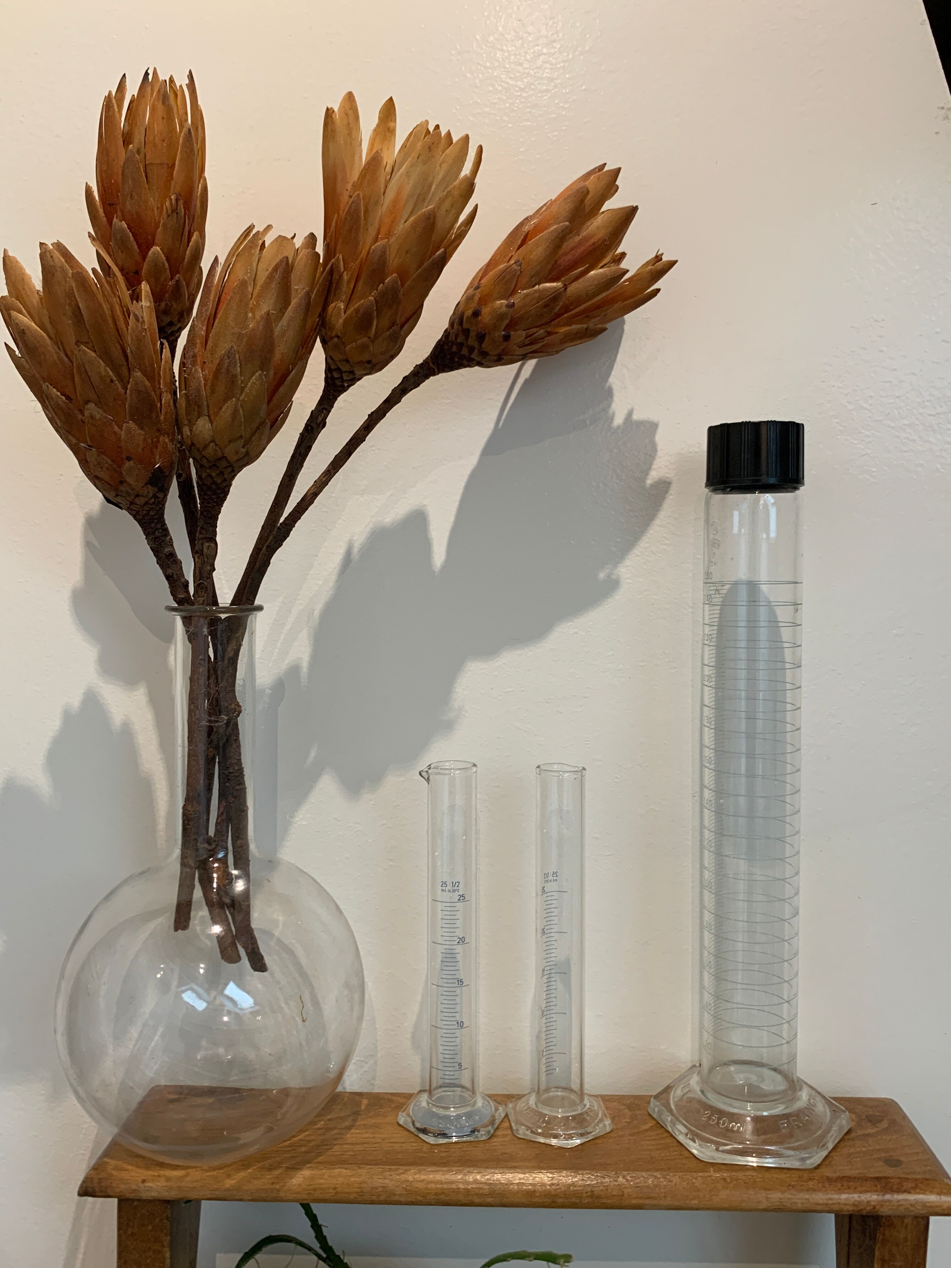 Vase vintage de laboratoire