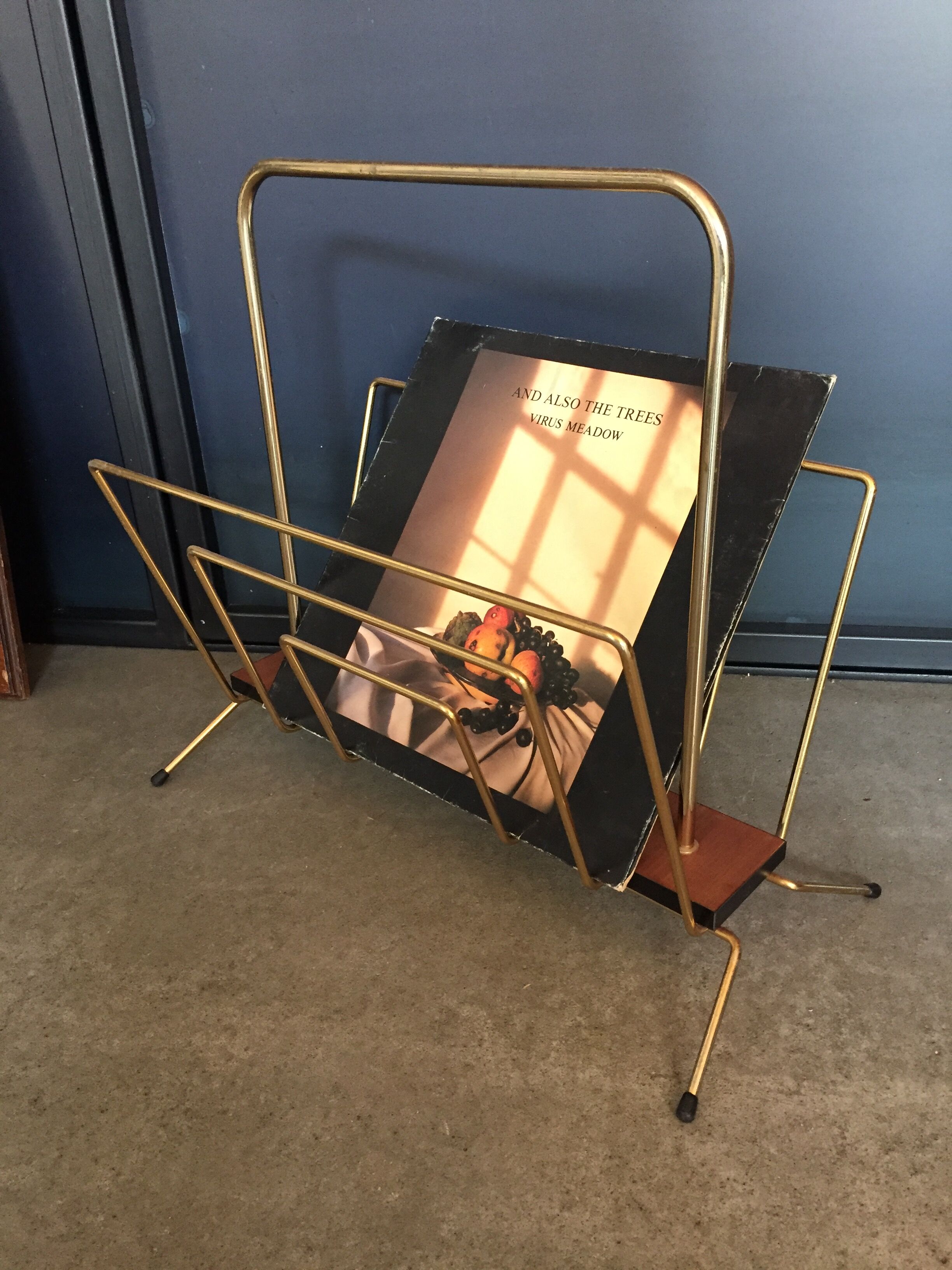 Golden magazine door