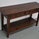 Table d'appoint en chêne rustique français vintage, années 1920