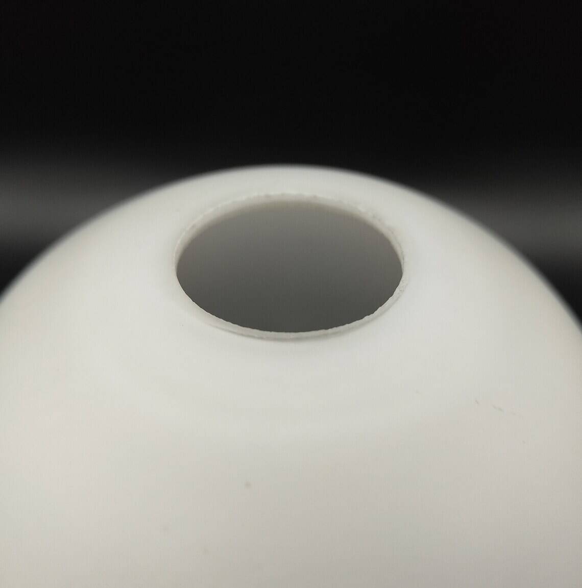 French vintage retro white glass replacement shade