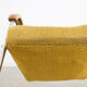 Set of 4 vintage yellow armchairs