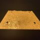 Recessed ceiling light in crystal, glass and metal, square design, 1960s, Germany