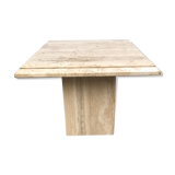 Beige traverine coffee table