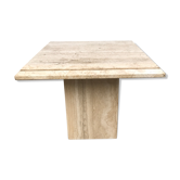 Beige traverine coffee table