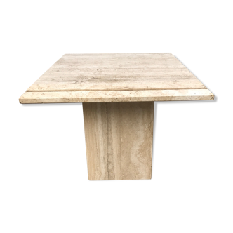 Beige traverine coffee table