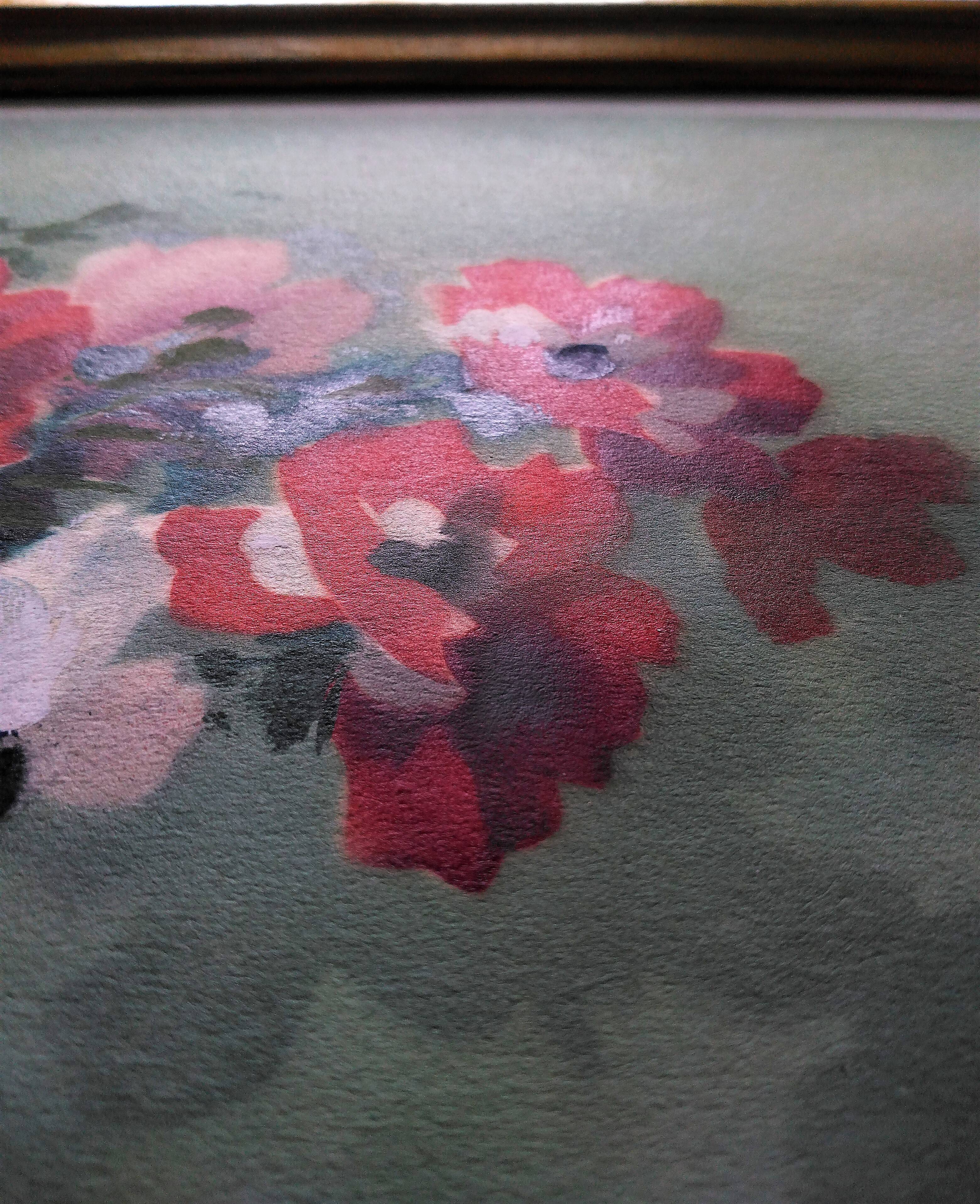 Painting bouquet of anemones